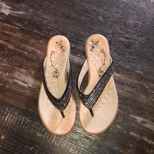 Michelle D. diamond sandals